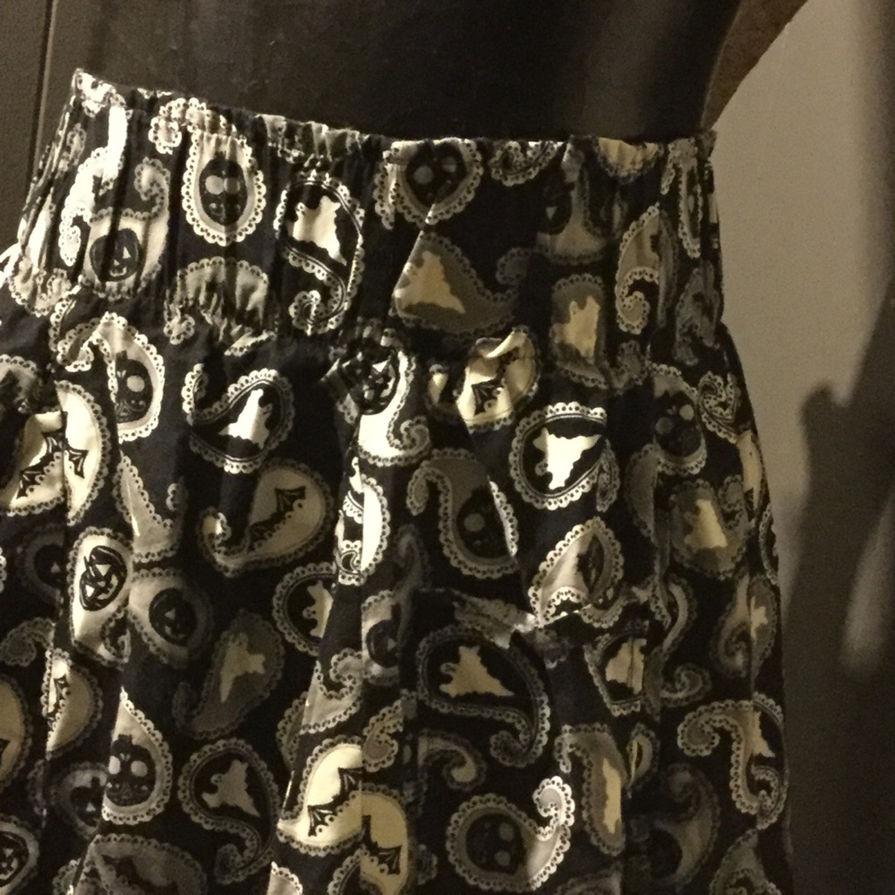 skirt ghost bat goth punk skirt